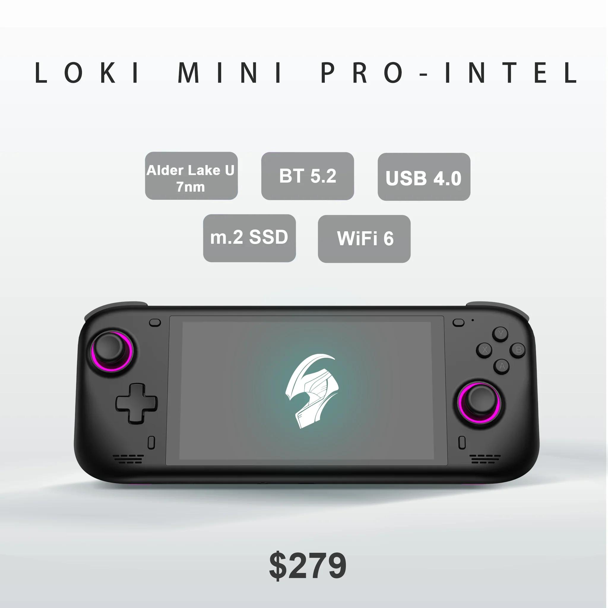 Loki Mini Pro Ʈ ӿ Wifi-6, SSD, Bt5.2, 6 ġ ġ ũ º, 8 + 128GB